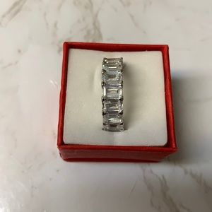 Emerald Cut CZ Band